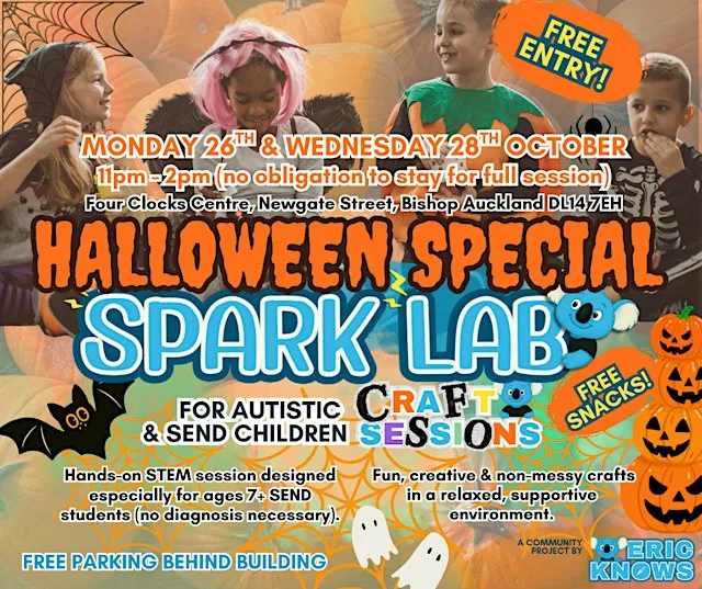 Spark Lab - Craft Sessions - HALLOWEEN SPECIAL! at Four Clocks Centre