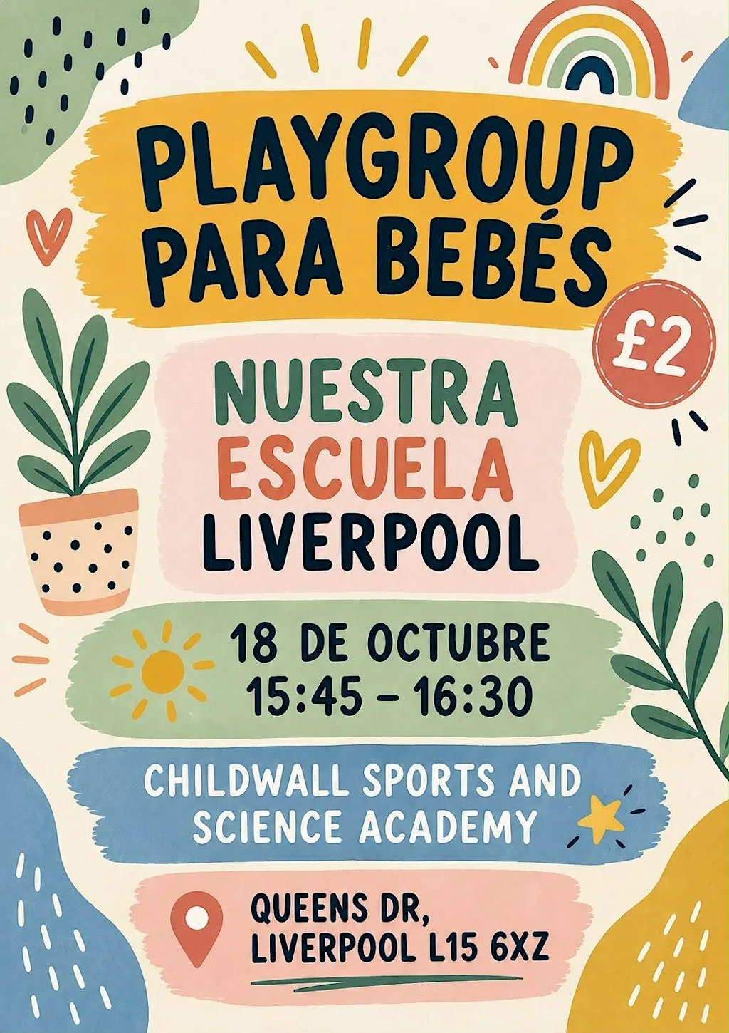 Playgroup para Bebes at Childwall Sports and Science Academy