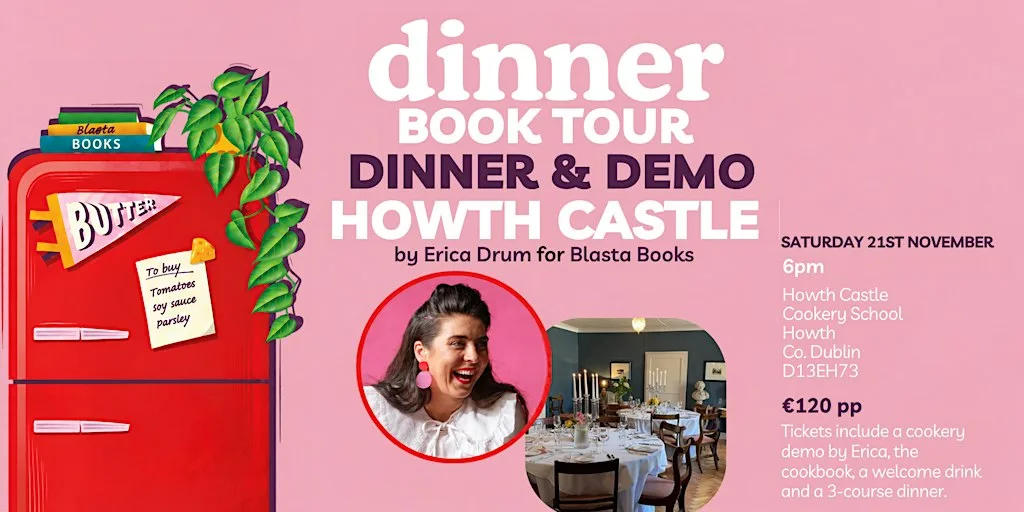 Cookery Demo and Dinner with Erica Drum at Howth Castle Cookery School