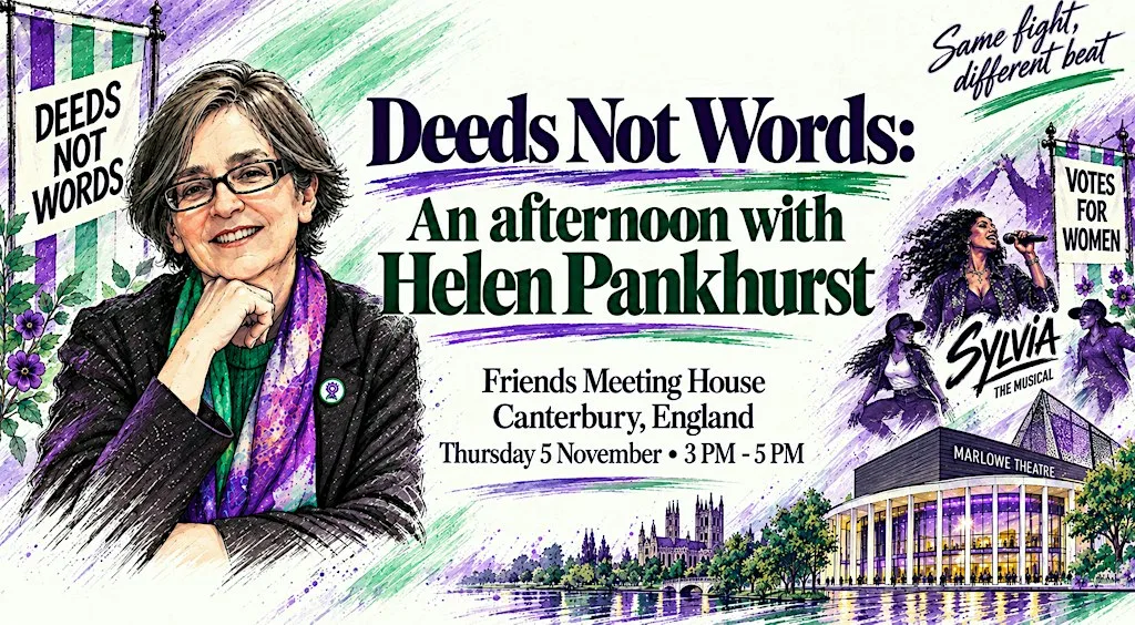 Deeds Not Words: An afternoon with Helen Pankhurst