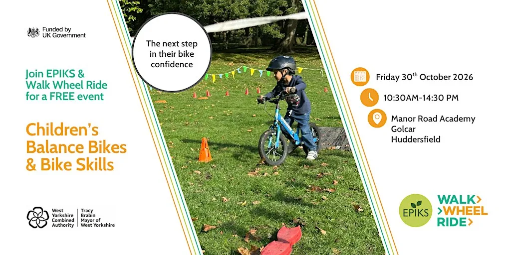 FREE Children's Bike Skills Golcar Huddersfield at Manor Road Academy