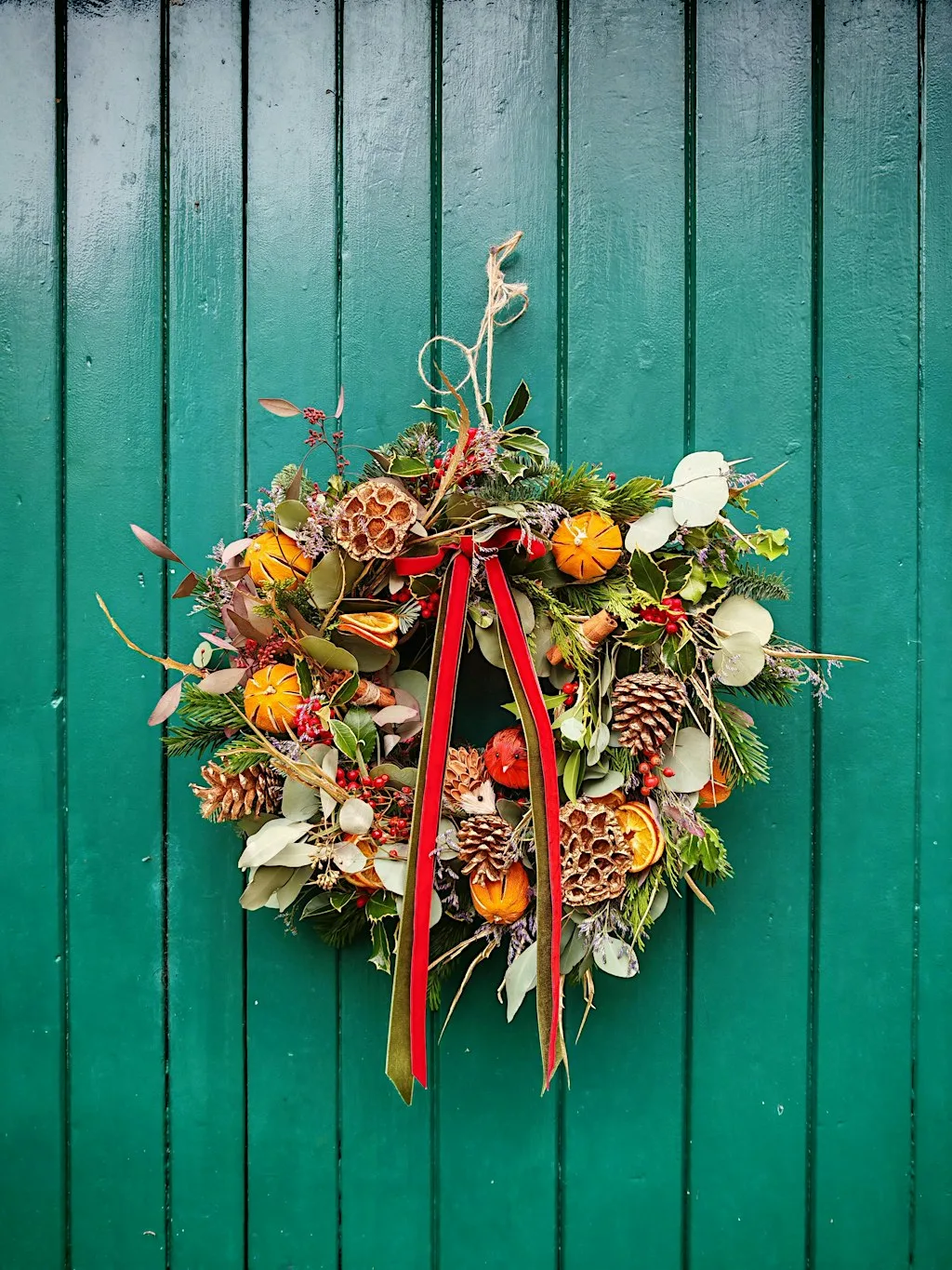 Christmas Wreath Workshop in Otley at Functional Drinks Club