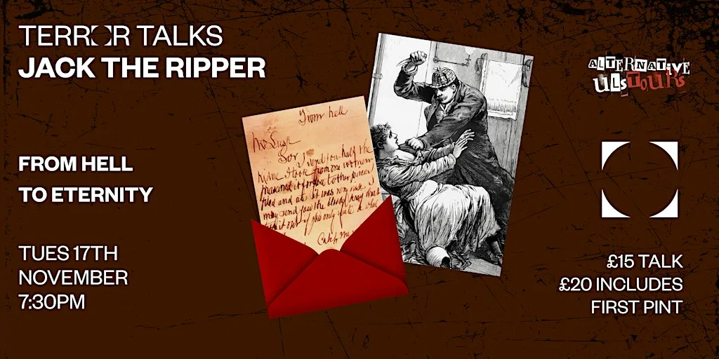 Alternative Ulstours Terror Talks - Jack the Ripper at Boundary Taproom
