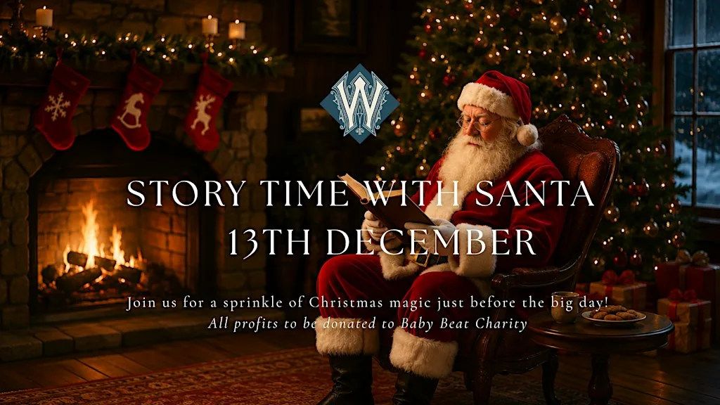 Story Time with Santa at wyresdale weddings