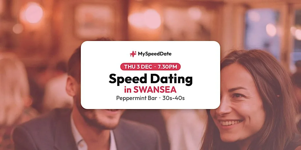 Speed Dating in Swansea | 30s-40s | MySpeedDate at Peppermint Bar & Kitchen