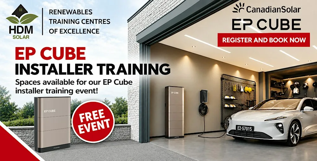 Canadian Solar EP Cube Installer Training HDM Solar Port Talbot