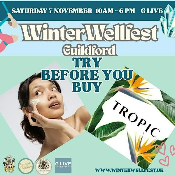 Tropics Try before you Buy at Winter Wellfest at G Live