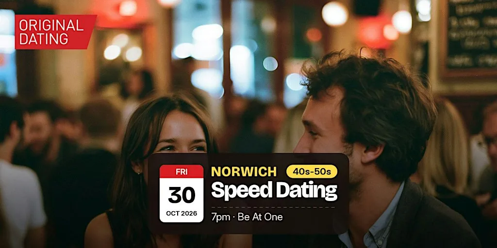 Speed Dating in Norwich @ Be At One | 40s-50s at Be At One - Norwich