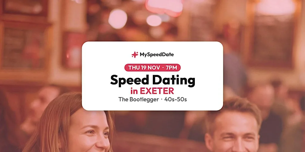 Speed Dating in Exeter | 40s-50s | MySpeedDate at The Bootlegger