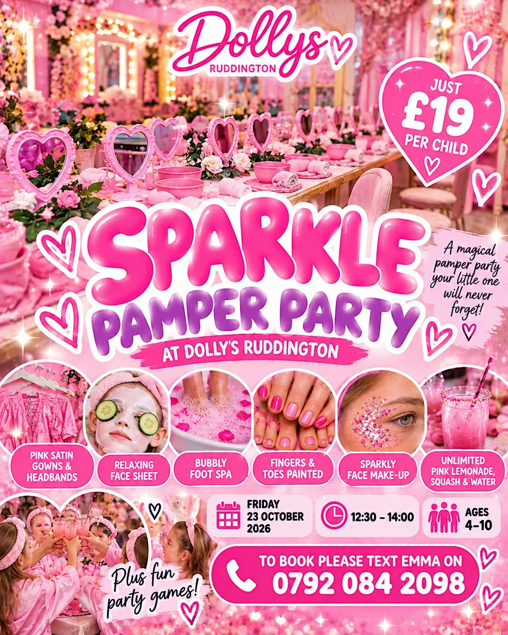 Children's Sparkle Pamper Party