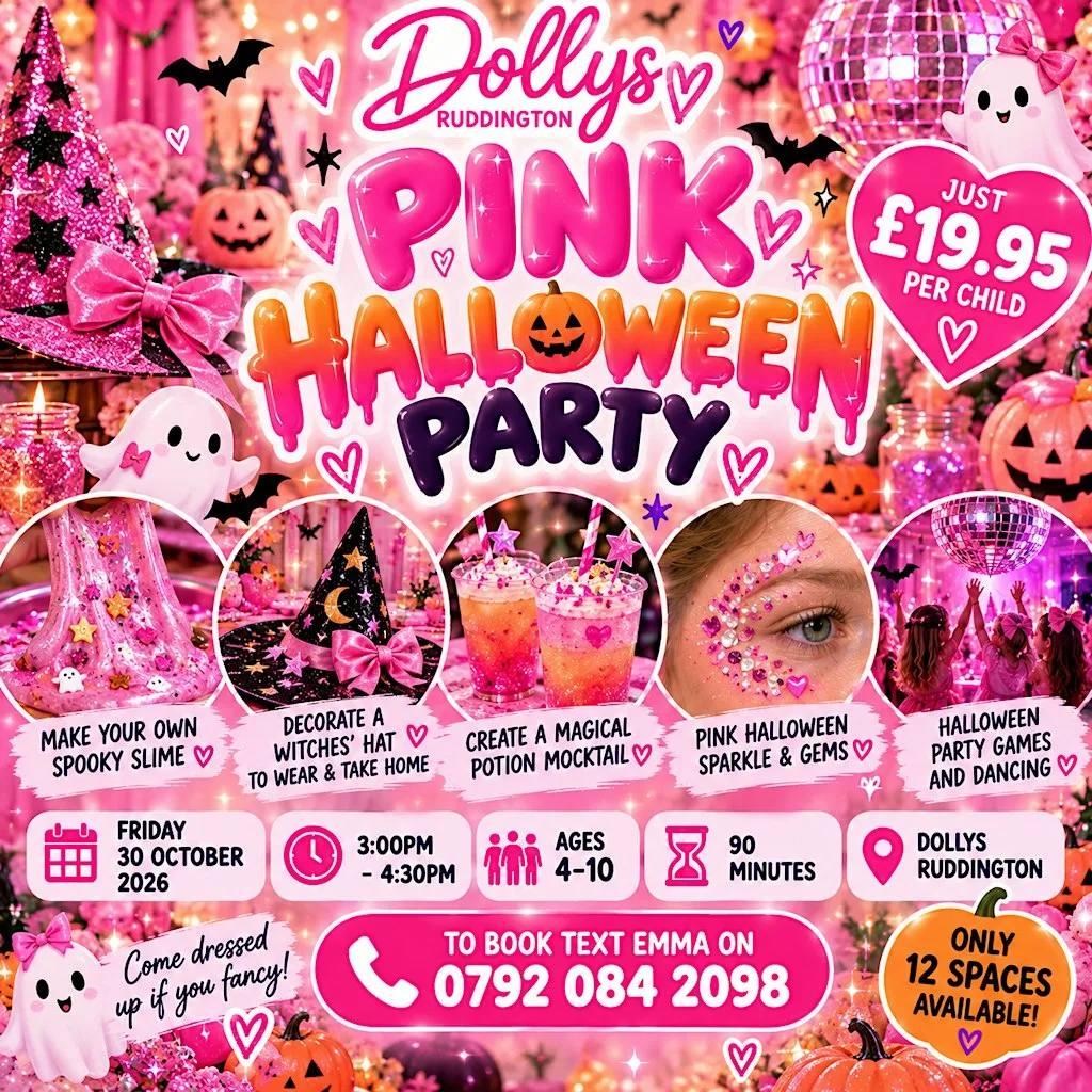 Children's Pink Hallowen Party at Dolly's