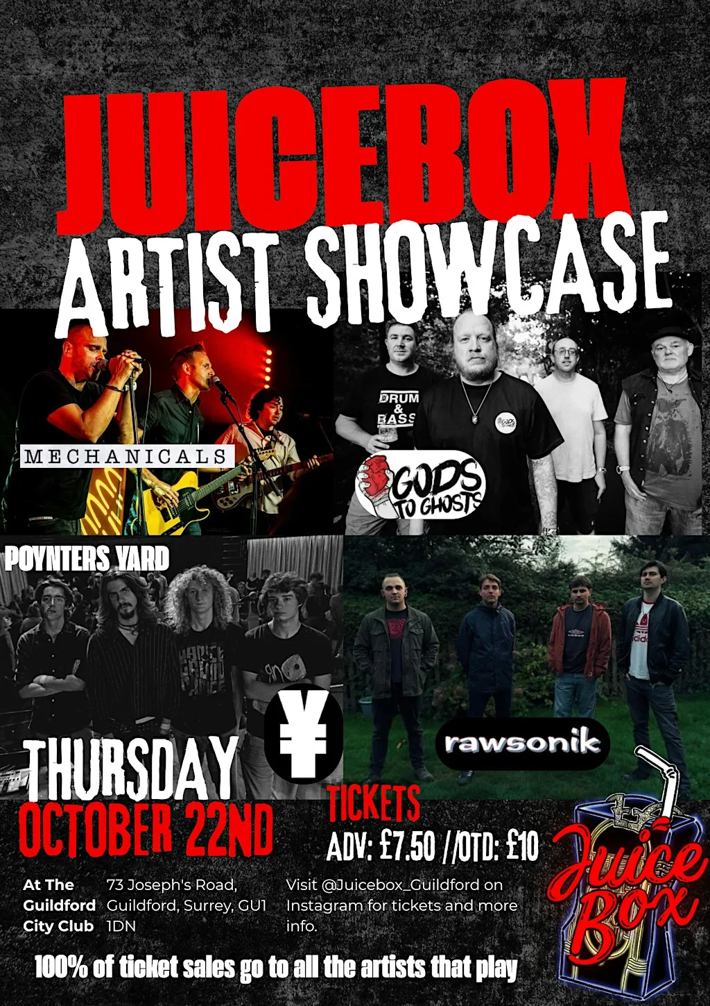 JUICEBOX ARTIST SHOWCASE: ALTERNATIVE ROCK