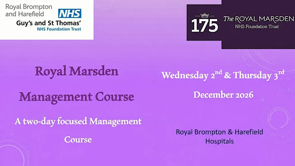 Royal Marsden Management Course