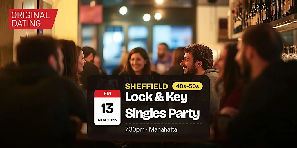 Lock & Key Singles Party in Sheffield @ Manahatta | 40s-50s