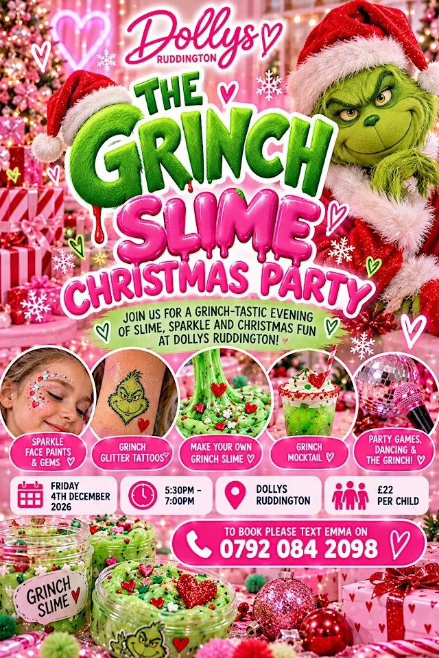 Grinch Christmas Slime Party