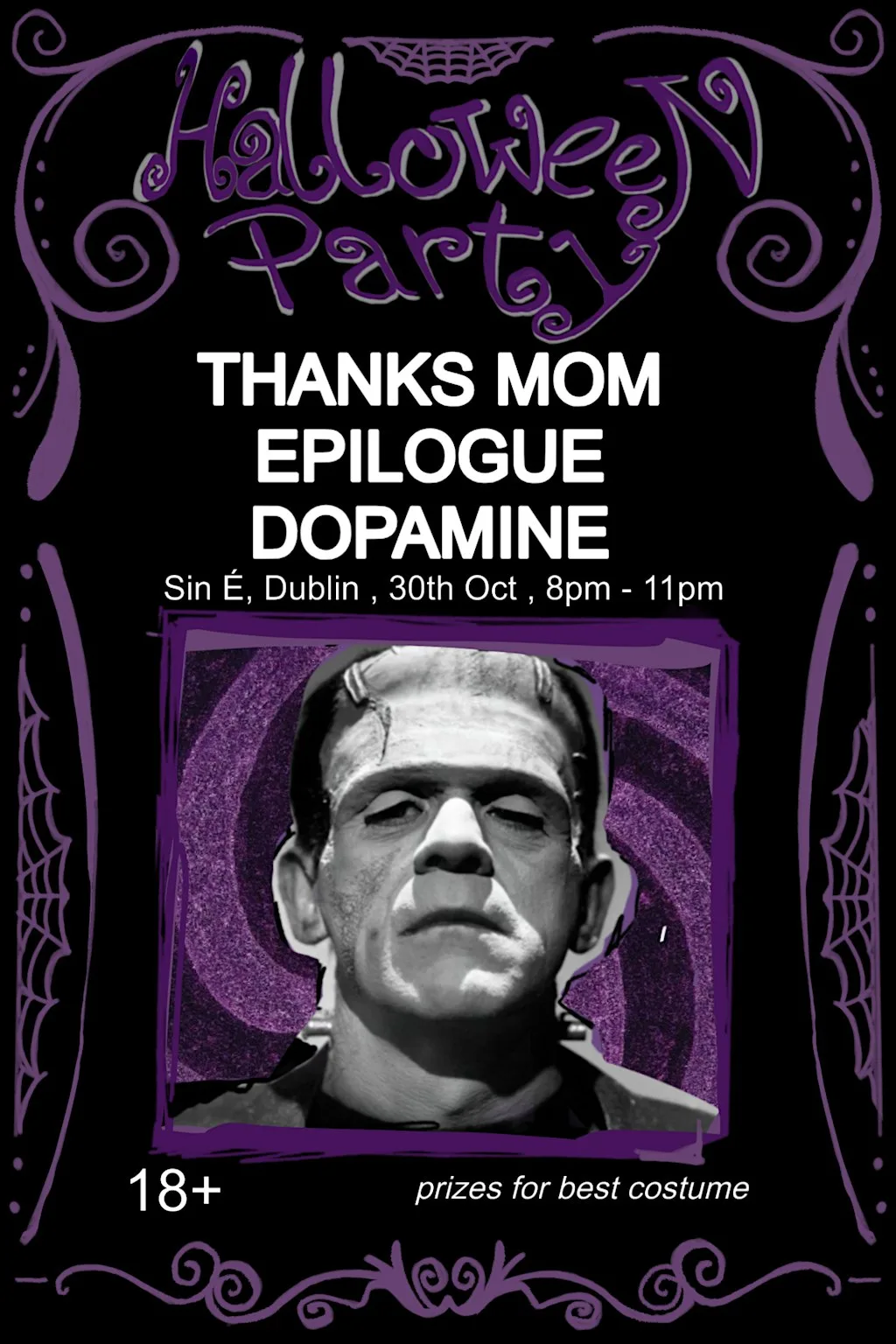 Halloween Gig - for Irish Cancer Society at Sin é Dublin