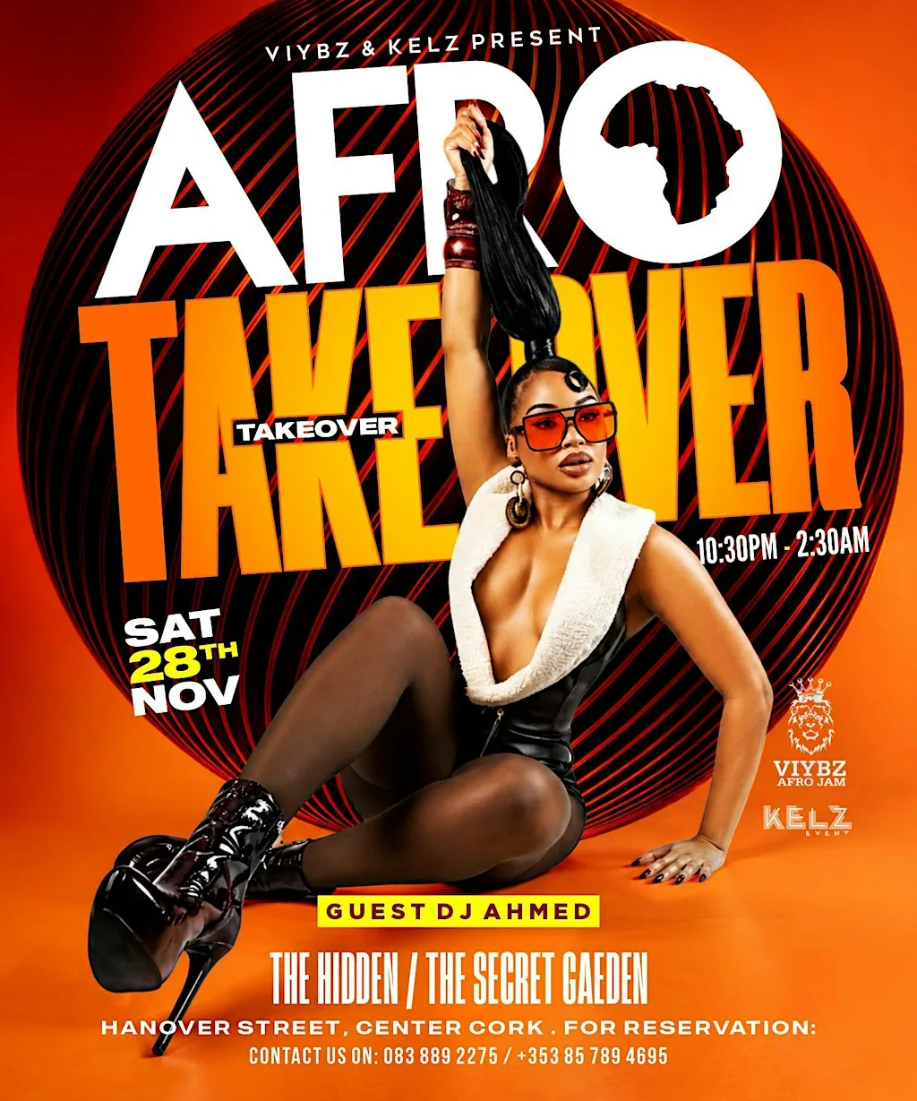 AFRO -TAKEOVER at The Hiden Attic / Reardens Bar.