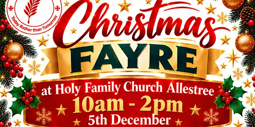 Christmas Fayre Holy Family Church, Allestree, Derby at Holy Family Catholic Church Allestree
