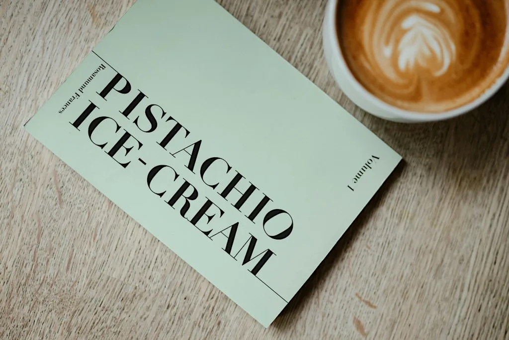 CAMBRIDGE: Pistachio Ice-Cream Poetry Book