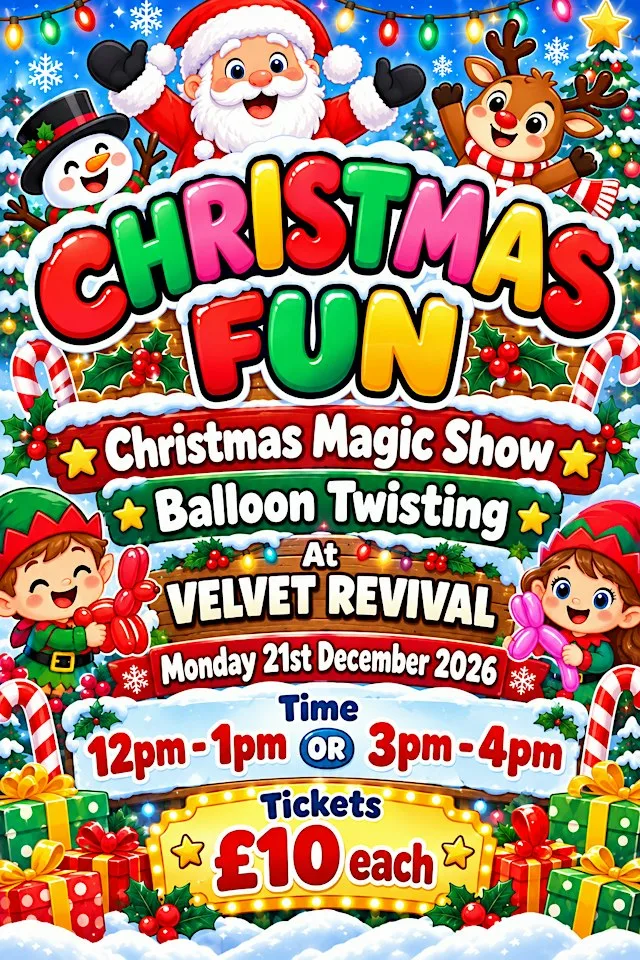 Christmas Fun at Velvet Revival