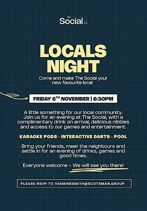 Local's Night at The Social at SPACE St Andrews