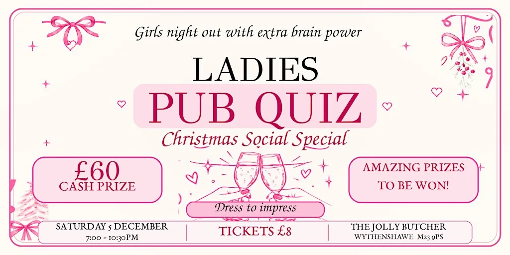 AMORE Ladies Pub Quiz — Christmas Social Special