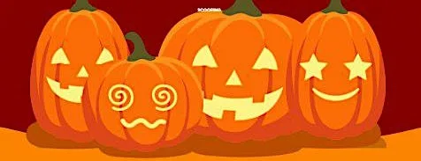 'Let your light shine' pumpkin scooping at Carmel College