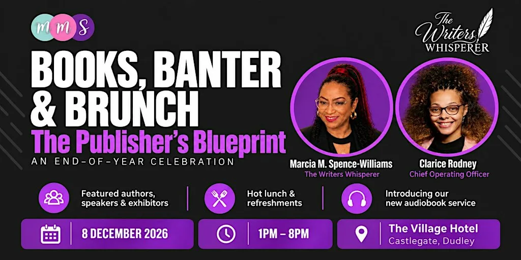 Books, Banter & Brunch: The Publisher’s Blueprint at Village Hotel Dudley