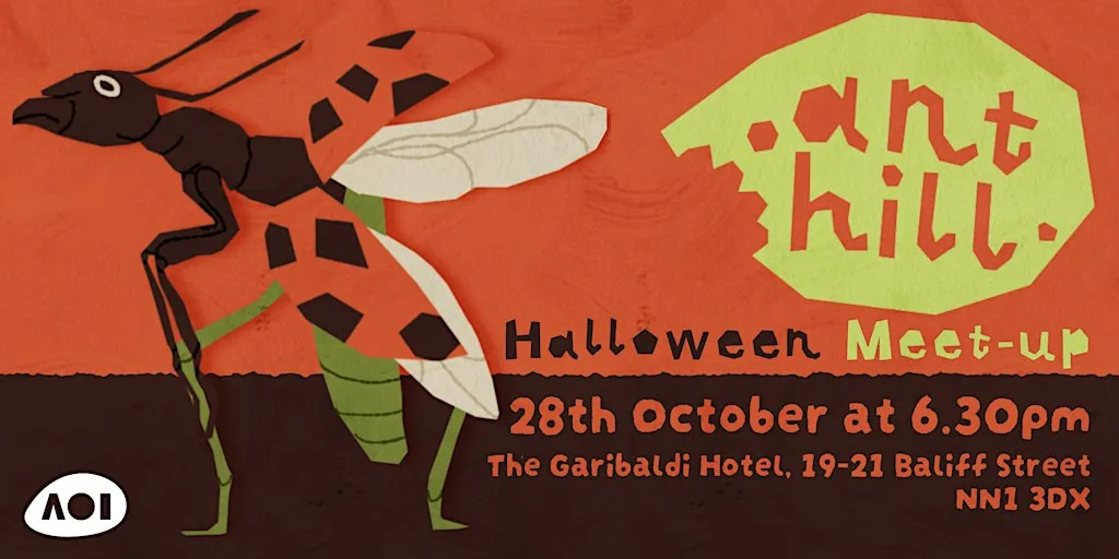 Ant Hill Monster Maker / Northampton illustrator meet-up at The Garibaldi Hotel