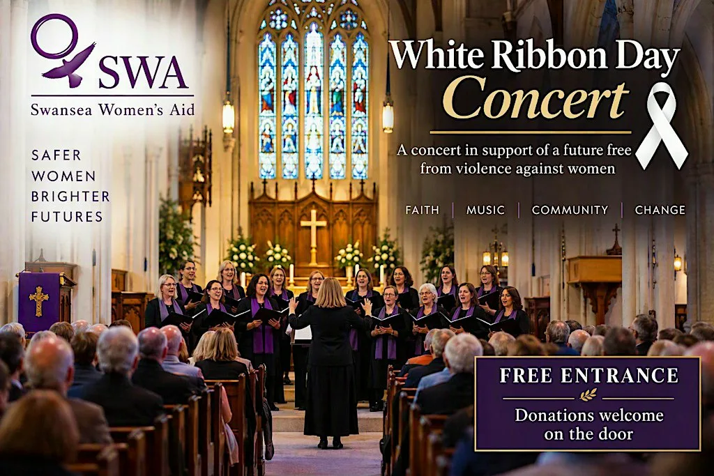 Swansea Women's Aid White Ribbon Day Concert at Swansea Minster
