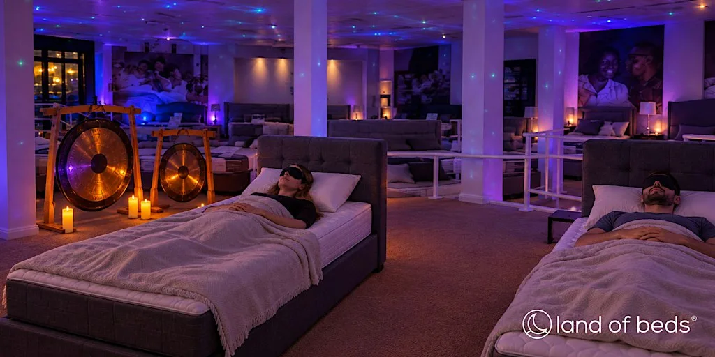 Gong Bath & Guided Meditation at Land of Beds at Land of Beds