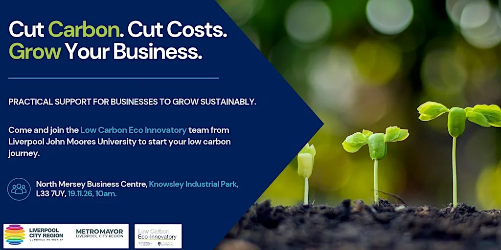 Cut Carbon. Cut Costs. Grow Your Business at North Mersey Business Centre