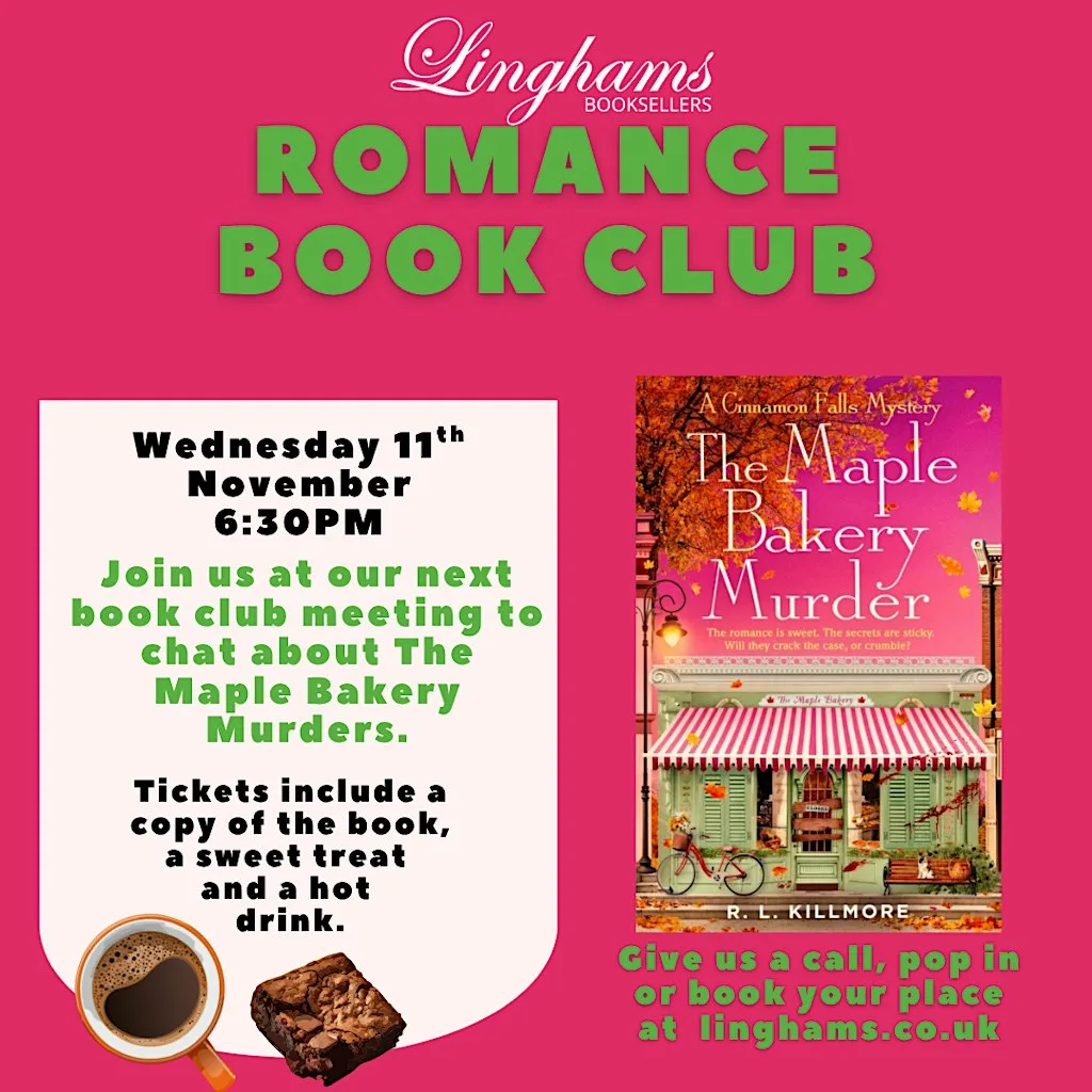Linghams Romance Book Club- November at Linghams Booksellers