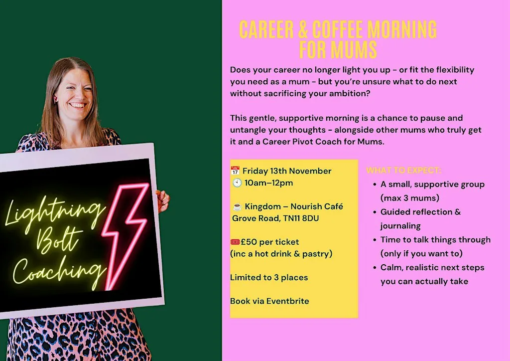 Career & Coffee Morning for Mums at Kingdom - Nourish Café