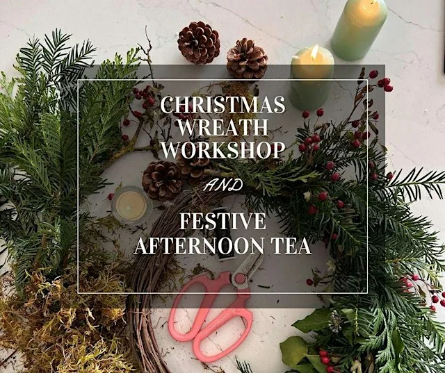 Christmas Wreath Decorating Workshops and Festive Afternoon Tea Buffet at Orton Hall Hotel and Spa