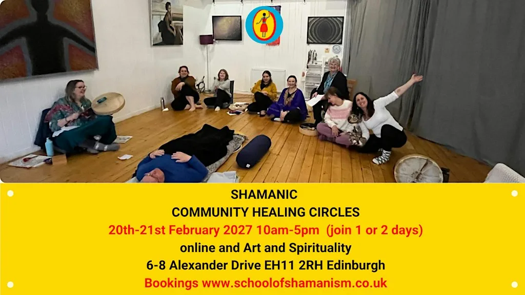 Shamanic community healing circles at Art and Spirituality :Yoga, Healing, Meditation, Massage, Hire, Classes, Workshops