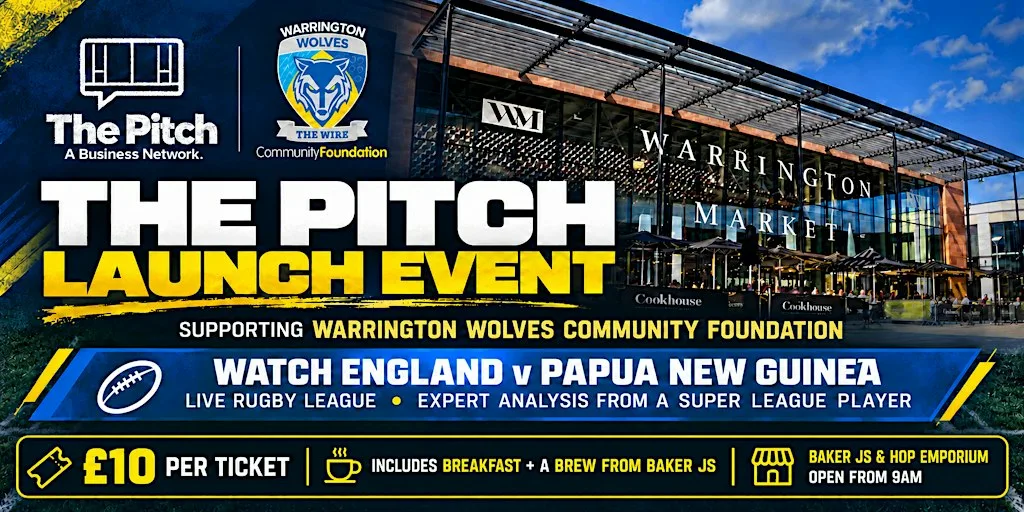 The Pitch Launch Event at Warrington Market