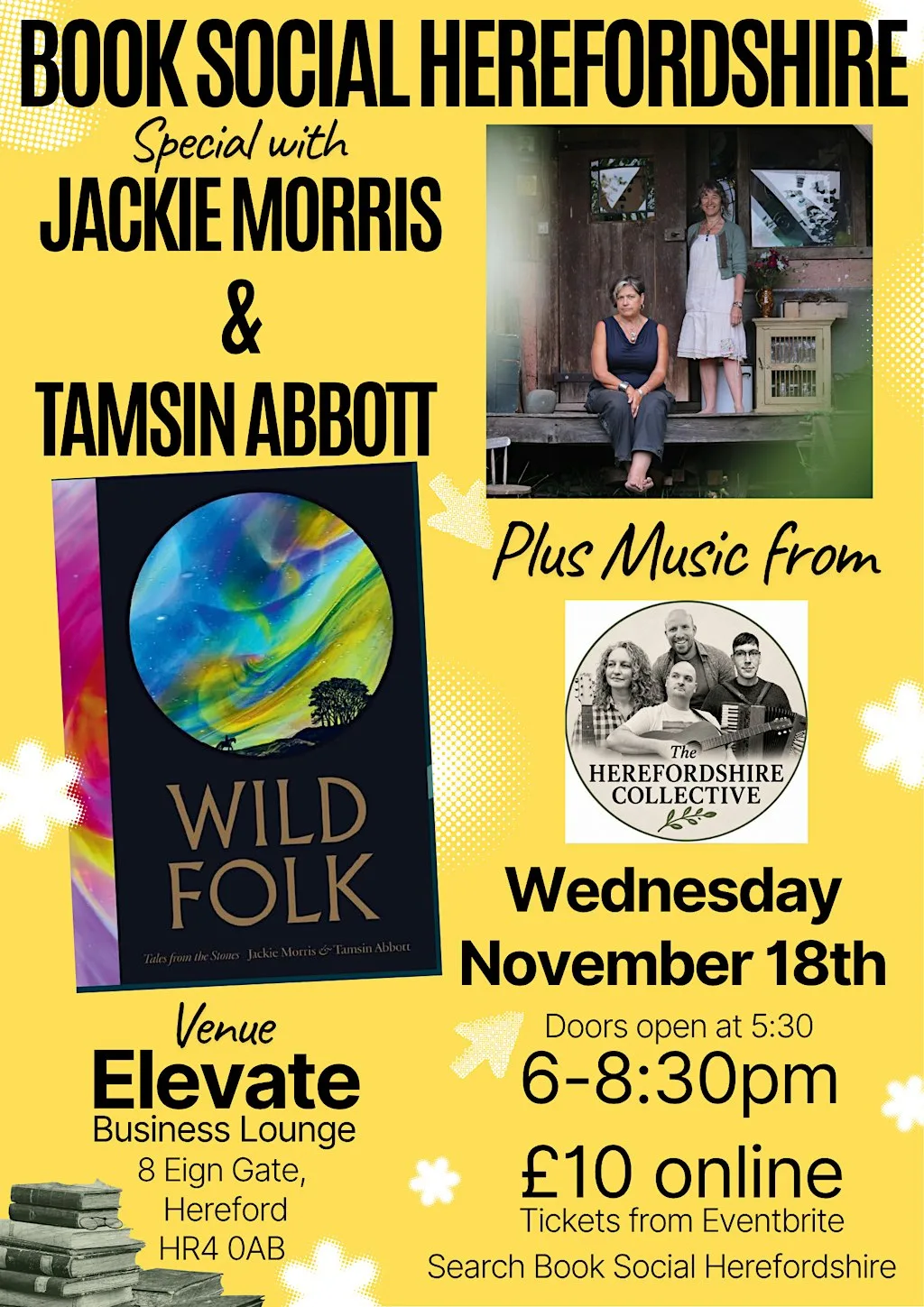 Wild Folk with Jackie Morris & Tamsin Abbott at Elevate Business Lounge