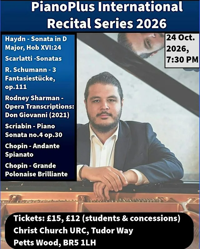 Piano Recital: Christos Fountos at Christ Church URC