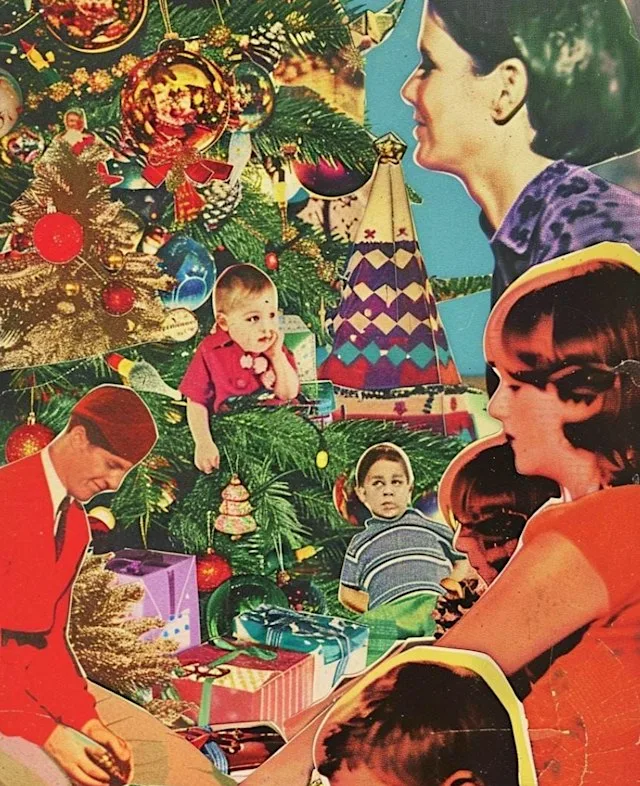 DIY Christmas Greeting Cards at Kitsch Sisters Studio
