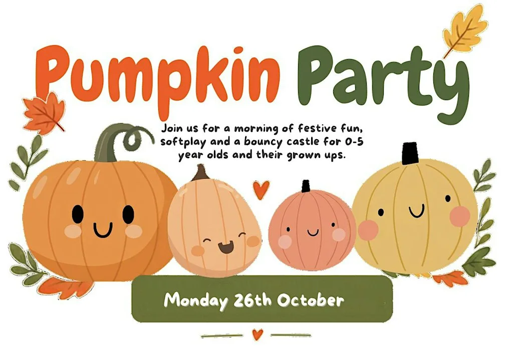 Pumpkin Party (0-5 year olds Softplay and Bouncy castle) at St Marys Church Shalford