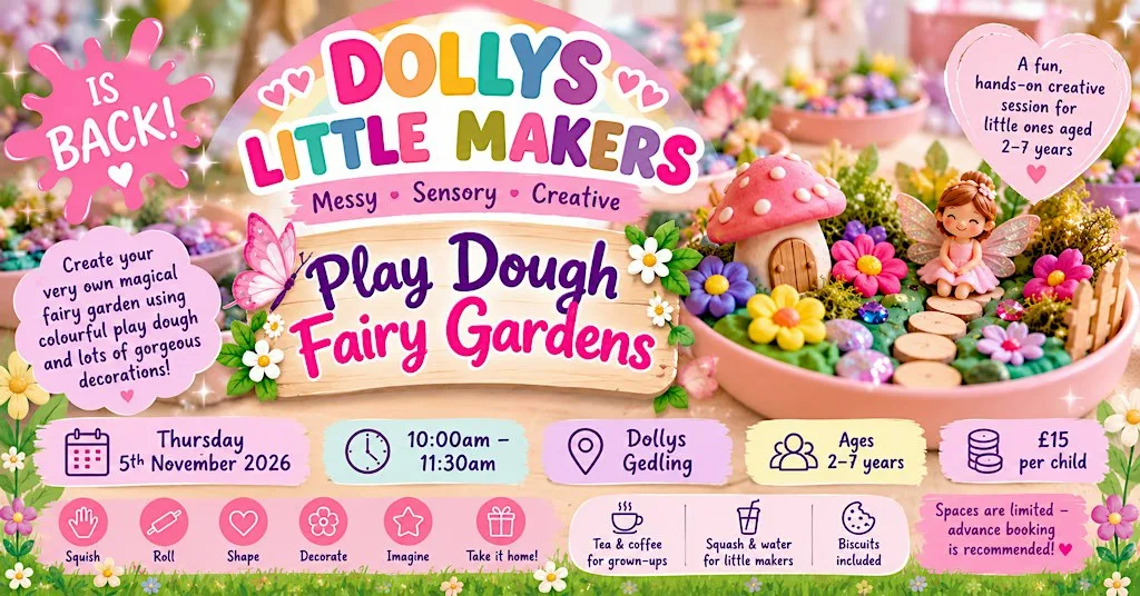Dolly's Little Makers - Play Dough Fairy Gardens at 62 Main Rd