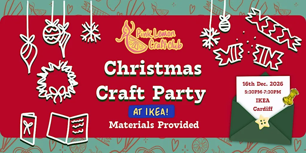 Christmas Craft Party with Pink Lemon Craft Club