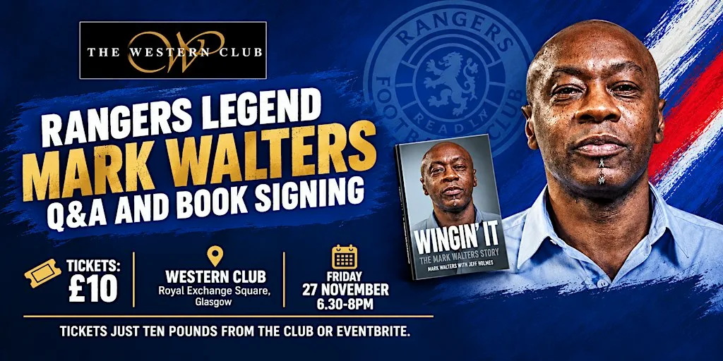 Rangers Legend Mark Walters - Q&A with Book Launch
