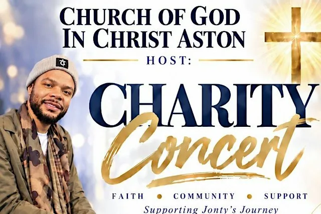 Church of God in Christ Aston Charity Concert | Supporting Jonty’s Journey at Church of God in Christ Aston