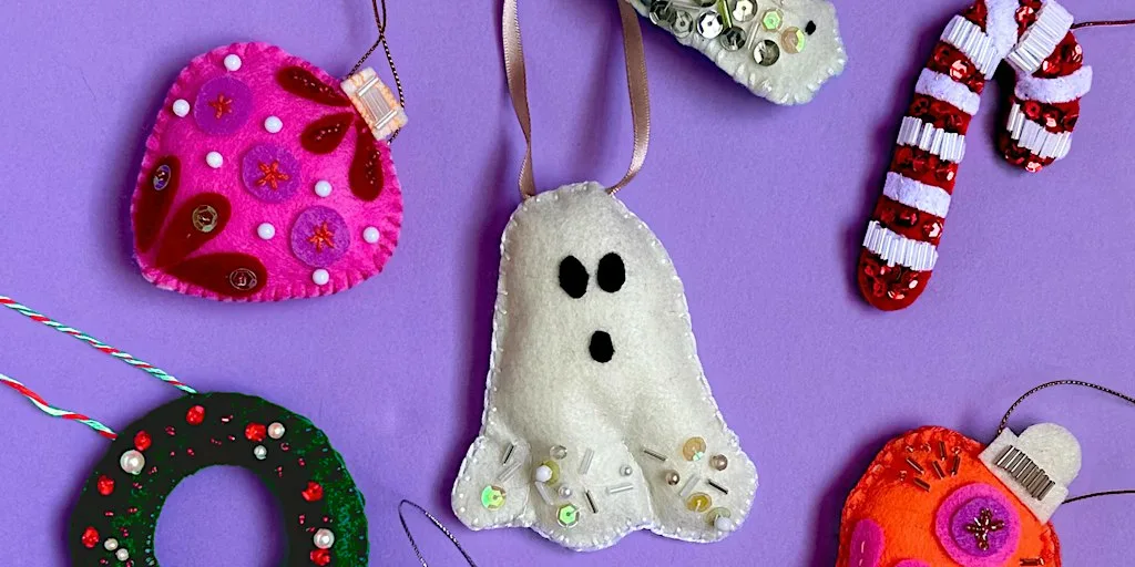 Felt, Sequins & Sunday Sips ✨ - Sew Your Own Felt Decorations at The Old Fire Station