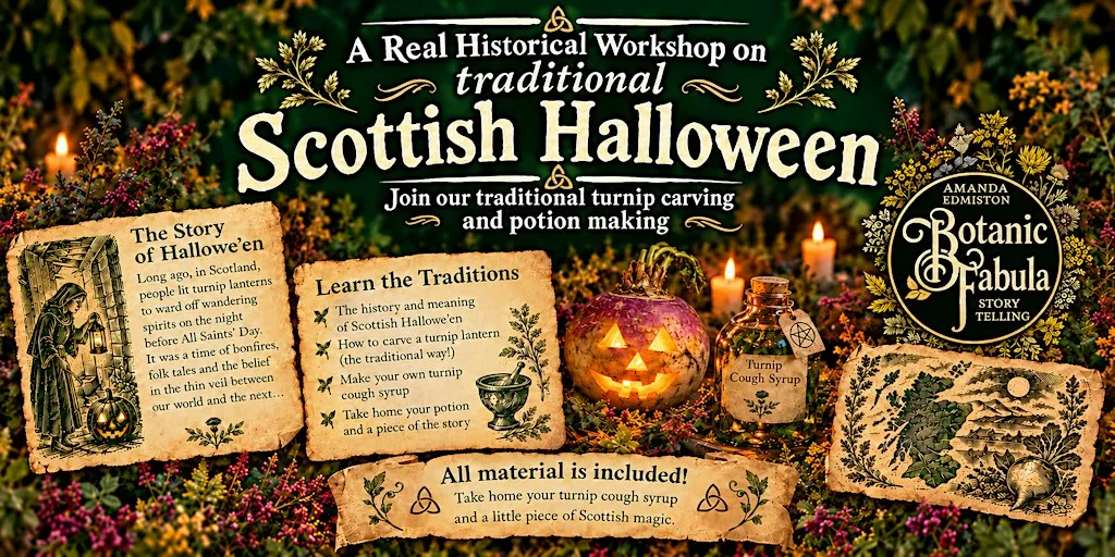 Scottish Hallowe'en - Turnip carving and Potion making at Summerlee Museum of Scottish Industrial Life