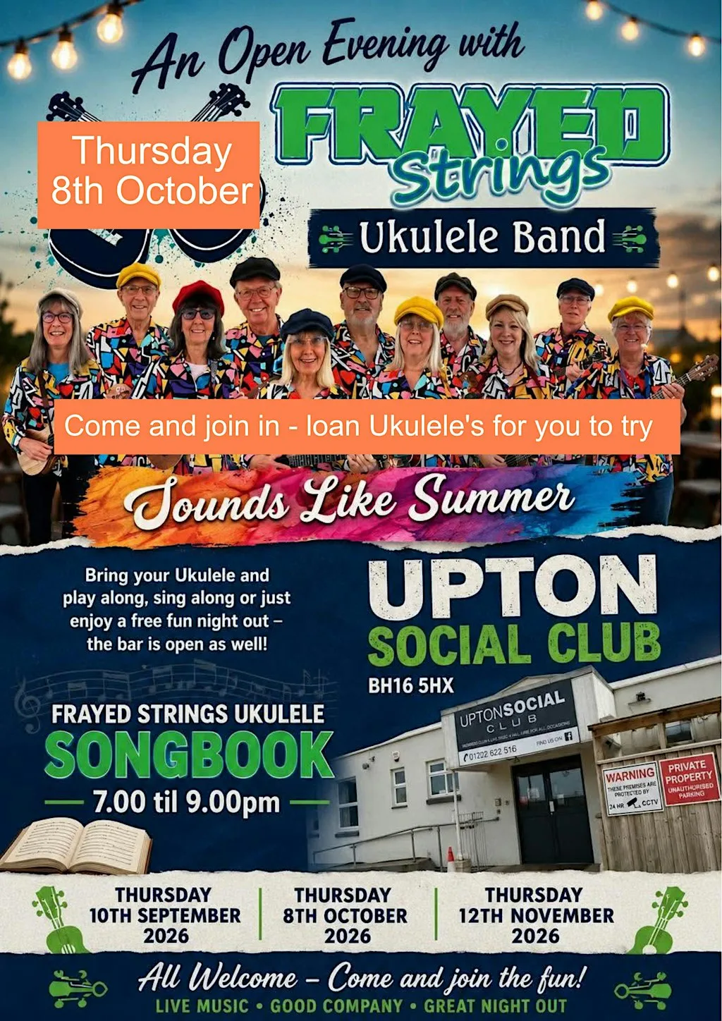 Open Night with Frayed Strings Ukulele Group