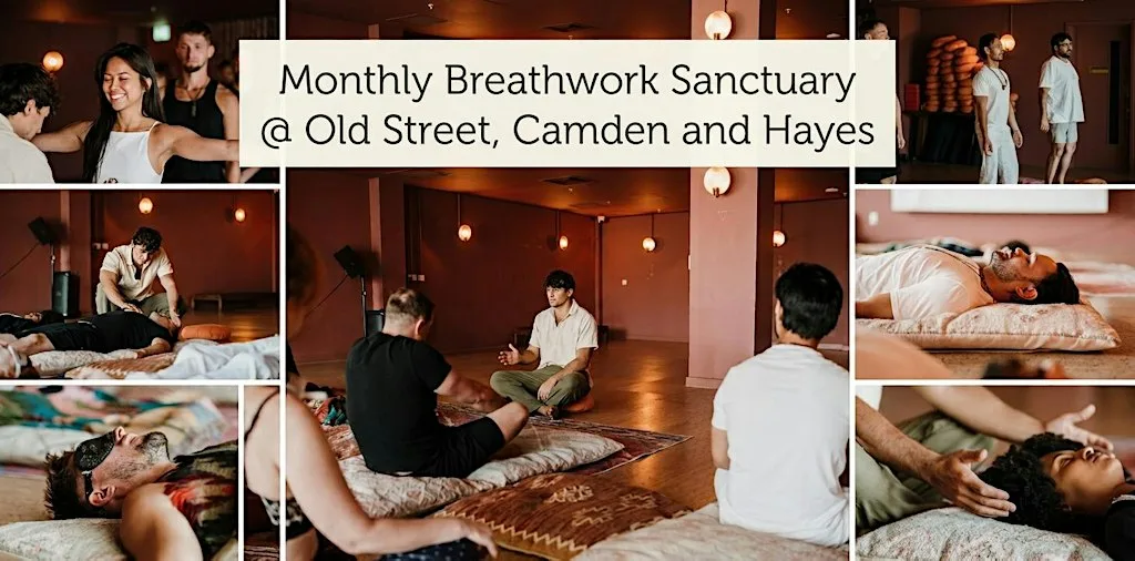 Monthly Breathwork Sanctuary - Old Street, Camden & Hayes (All welcome) at Breathwork Sanctuary