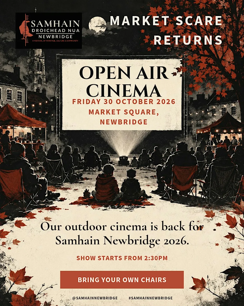 Market Scare; Samhain Newbridge Open Air Cinema at Market Square